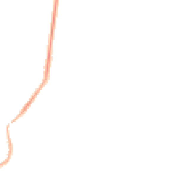 Night-time road noise heatmap for PR7 4PG