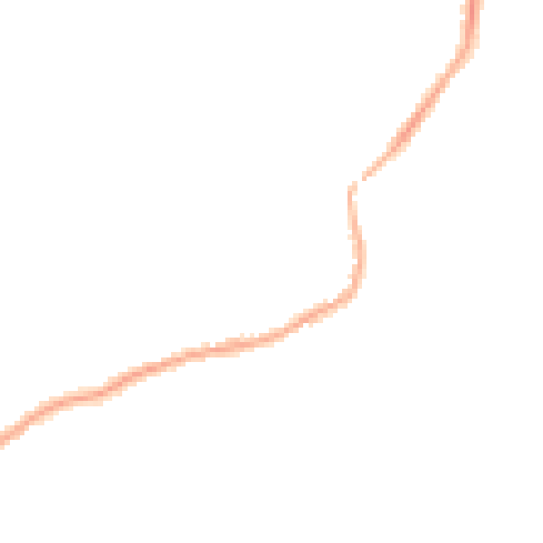 Night-time road noise heatmap for PR7 5AU