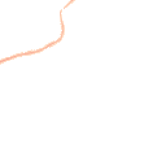 Night-time road noise heatmap for PR7 5BE