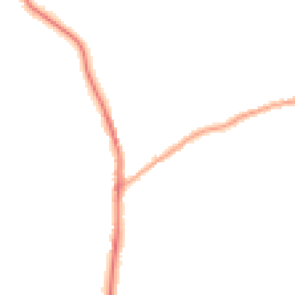 Night-time road noise heatmap for PR7 5DL