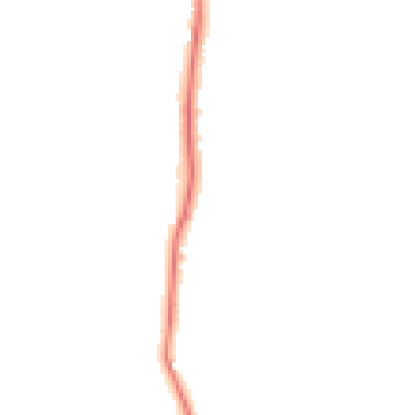 Night-time road noise heatmap for PR7 5DT