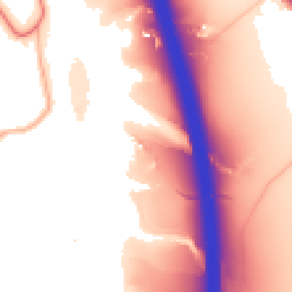 Daytime road noise heatmap for PR7 5HG
