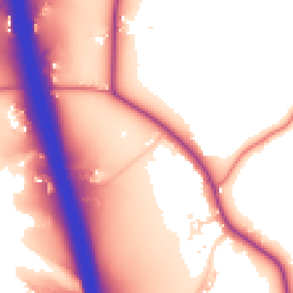 Daytime road noise heatmap for PR7 5HJ