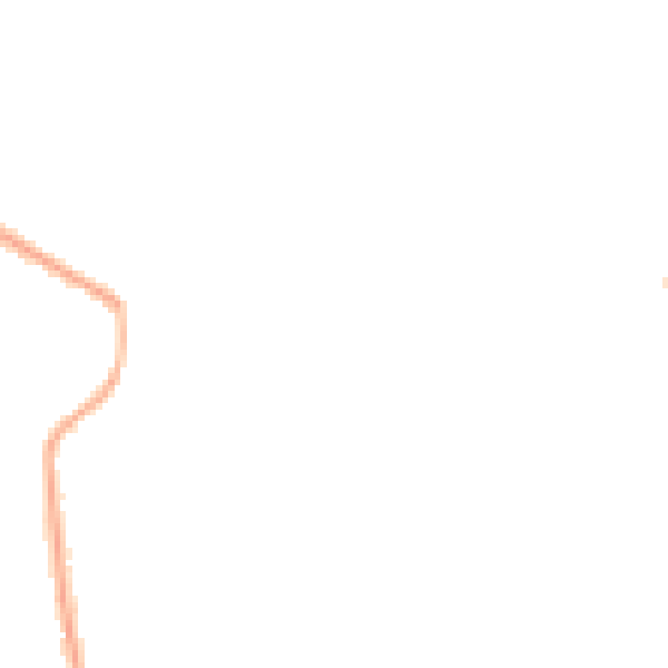 Night-time road noise heatmap for PR7 5LW