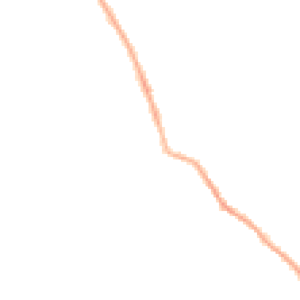 Night-time road noise heatmap for PR7 5PG