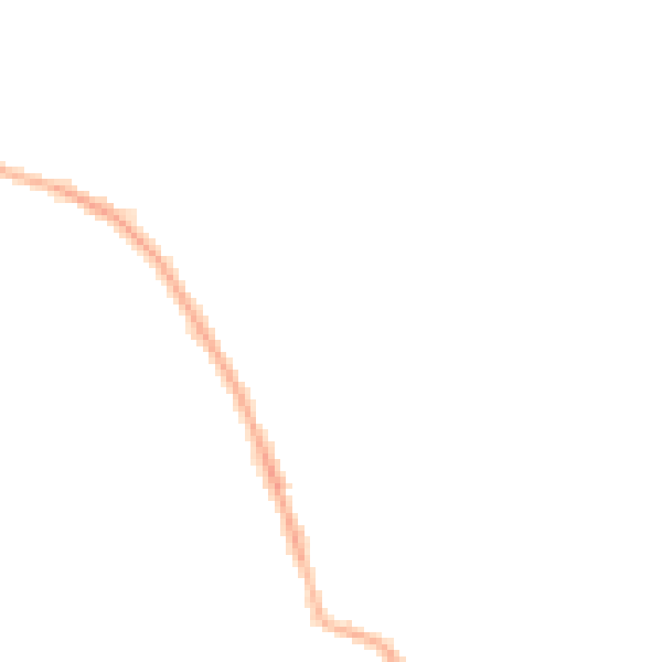 Night-time road noise heatmap for PR7 5ST