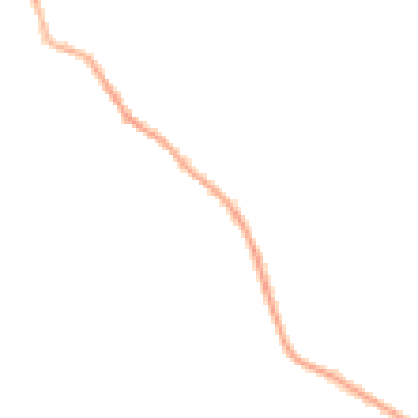 Night-time road noise heatmap for PR7 5UU