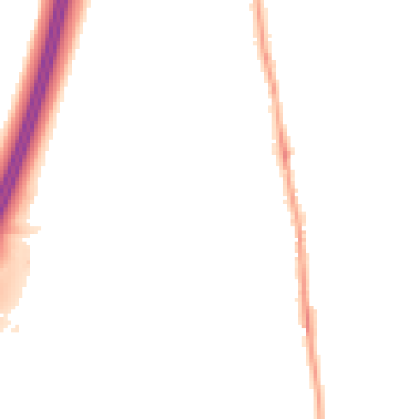 Night-time road noise heatmap for PR7 6AJ