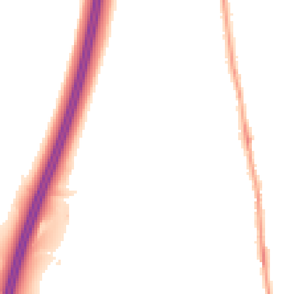 Night-time road noise heatmap for PR7 6AZ