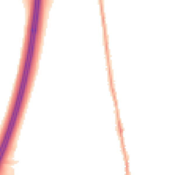 Night-time road noise heatmap for PR7 6BT