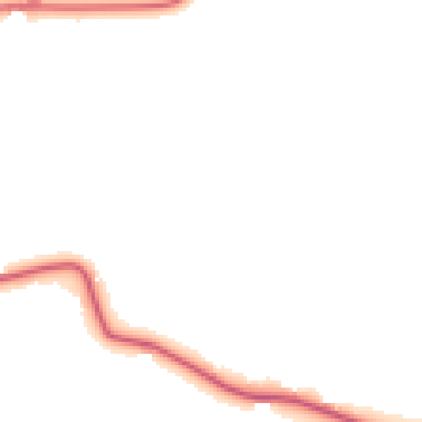 Daytime road noise heatmap for PR7 6EP