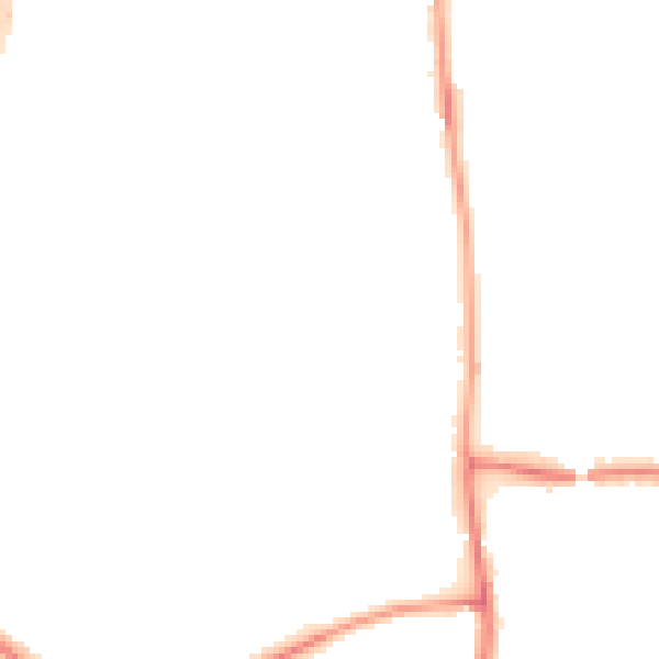 Night-time road noise heatmap for PR7 6HL