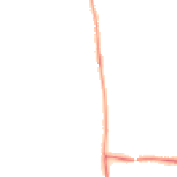 Night-time road noise heatmap for PR7 6HR