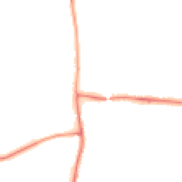 Night-time road noise heatmap for PR7 6HY
