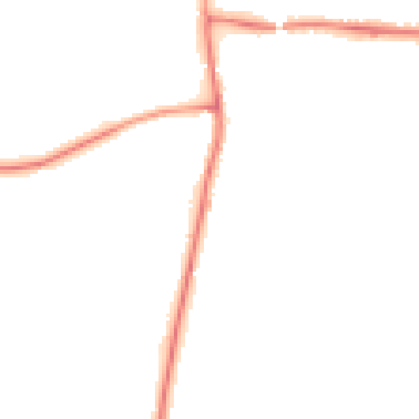 Night-time road noise heatmap for PR7 6LP