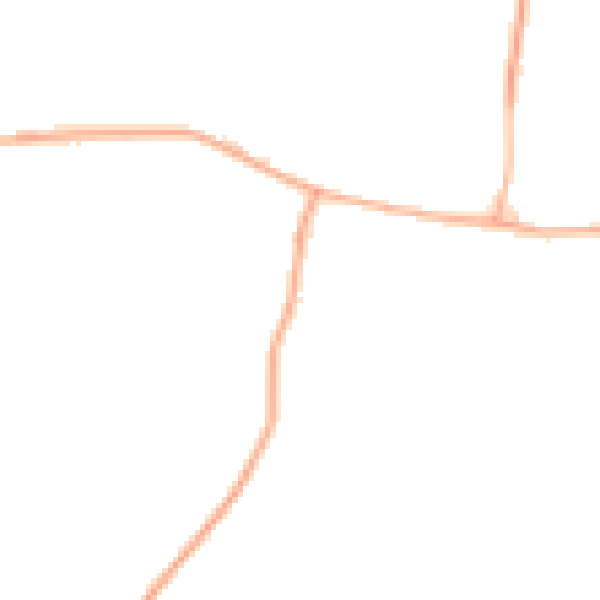 Night-time road noise heatmap for PR7 6LX