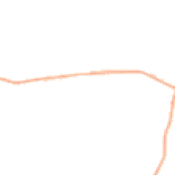 Night-time road noise heatmap for PR7 6NB