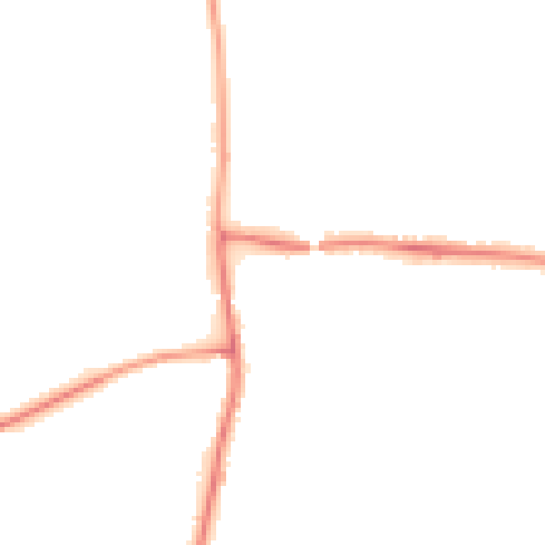 Night-time road noise heatmap for PR7 6NL