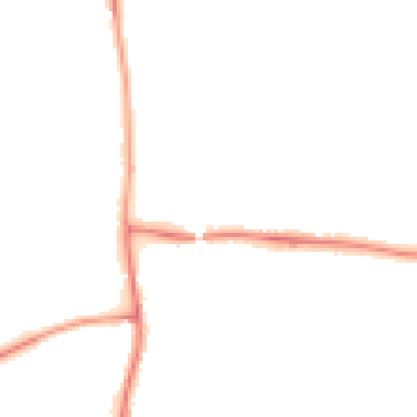 Night-time road noise heatmap for PR7 6QG