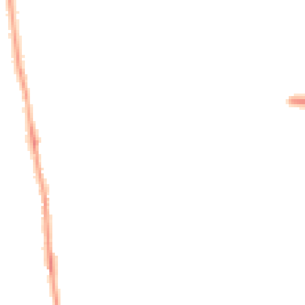 Night-time road noise heatmap for PR7 6QT