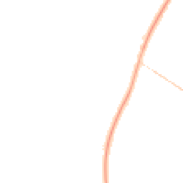 Night-time road noise heatmap for PR8 2JZ