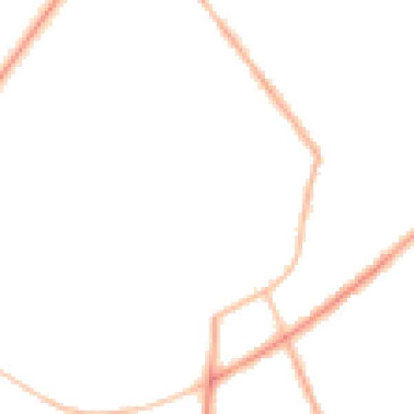 Night-time road noise heatmap for PR8 4DW
