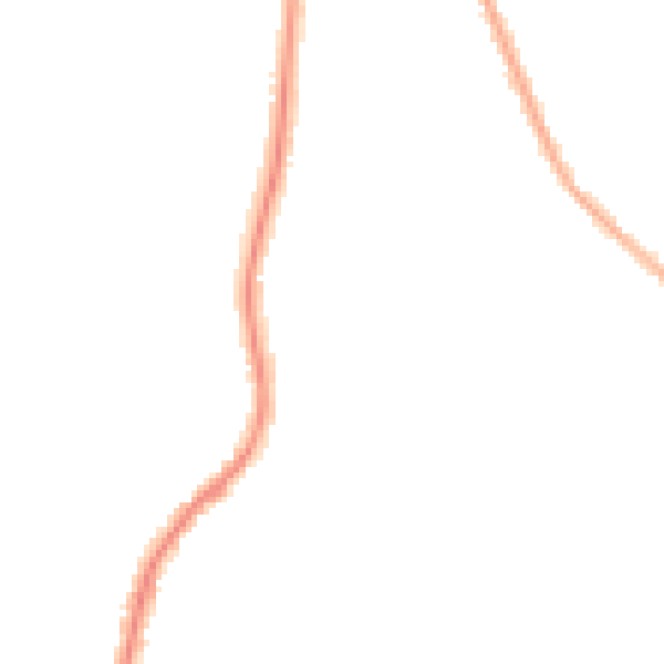 Night-time road noise heatmap for PR8 4HB