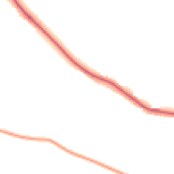 Night-time road noise heatmap for PR8 5BH