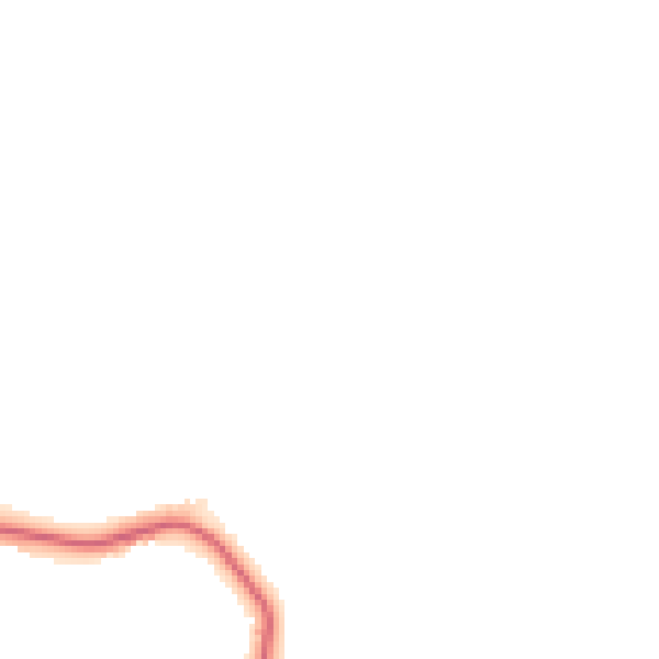 Night-time road noise heatmap for PR8 5LR