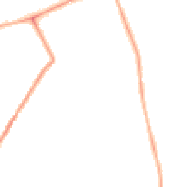 Night-time road noise heatmap for PR8 6BA