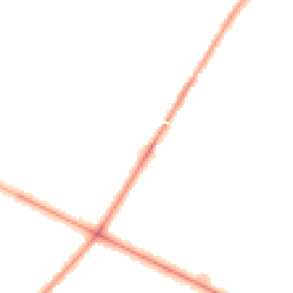Night-time road noise heatmap for PR8 6JF
