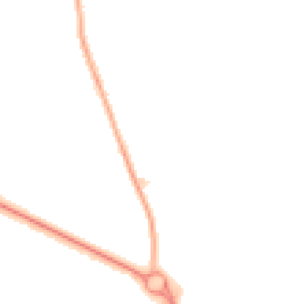 Night-time road noise heatmap for PR8 6LH