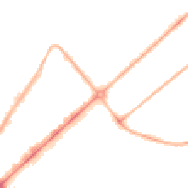 Night-time road noise heatmap for PR9 0BJ