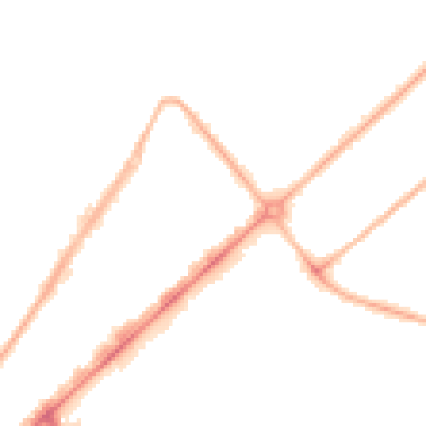 Night-time road noise heatmap for PR9 0BQ