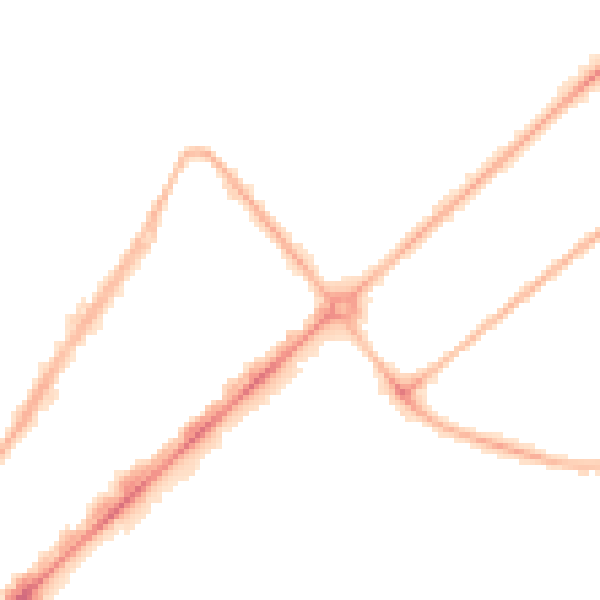 Night-time road noise heatmap for PR9 0BW