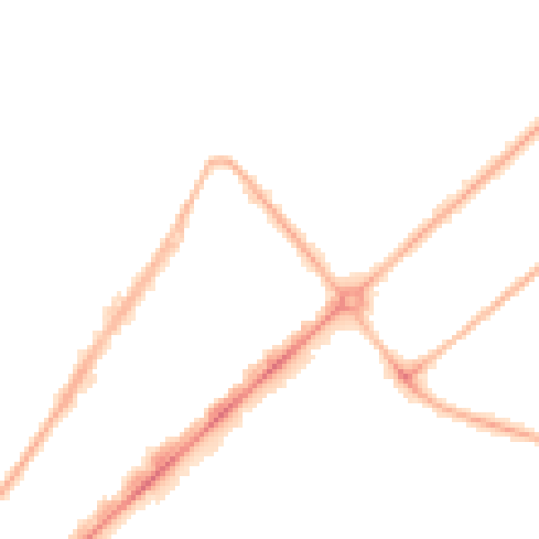 Night-time road noise heatmap for PR9 0DJ