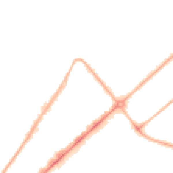 Night-time road noise heatmap for PR9 0EP