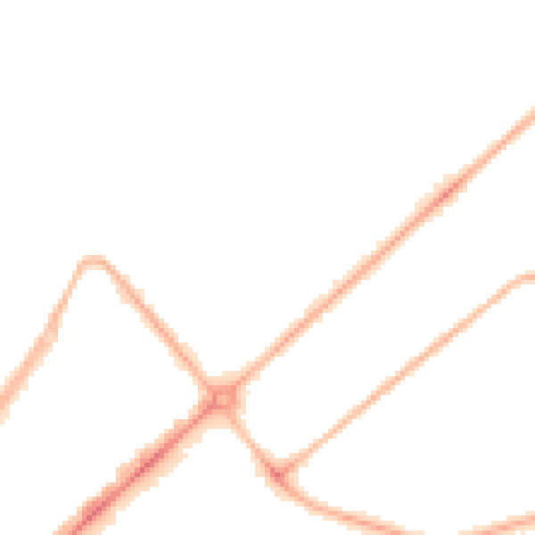 Night-time road noise heatmap for PR9 0LX