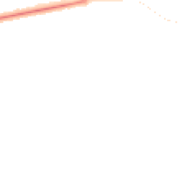 Night-time road noise heatmap for PR9 7BY