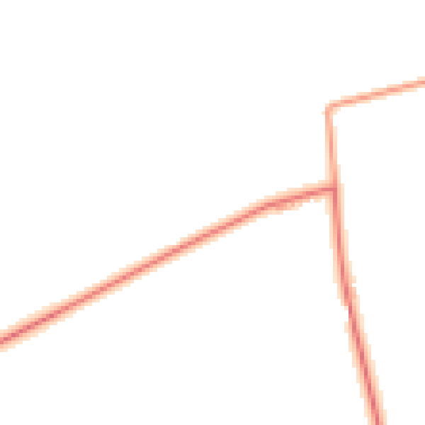 Daytime road noise heatmap for PR9 8AB