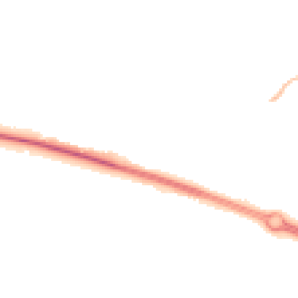 Night-time road noise heatmap for PR9 8AL