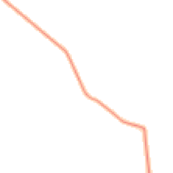 Daytime road noise heatmap for PR9 8AW