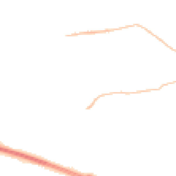 Night-time road noise heatmap for PR9 8BQ