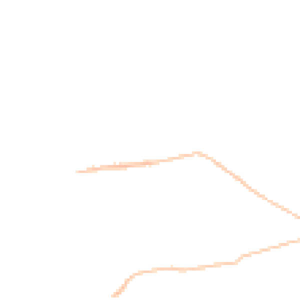 Night-time road noise heatmap for PR9 8GR