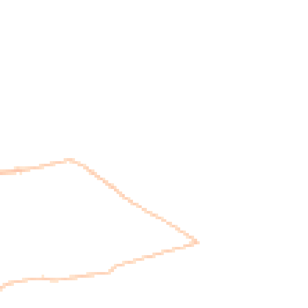 Night-time road noise heatmap for PR9 8GT