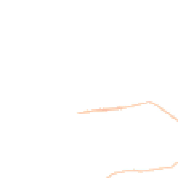Night-time road noise heatmap for PR9 8GU