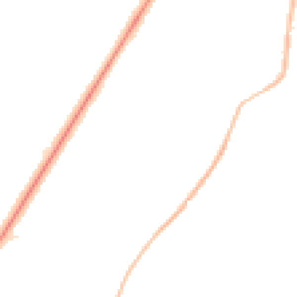 Night-time road noise heatmap for PR9 8QY