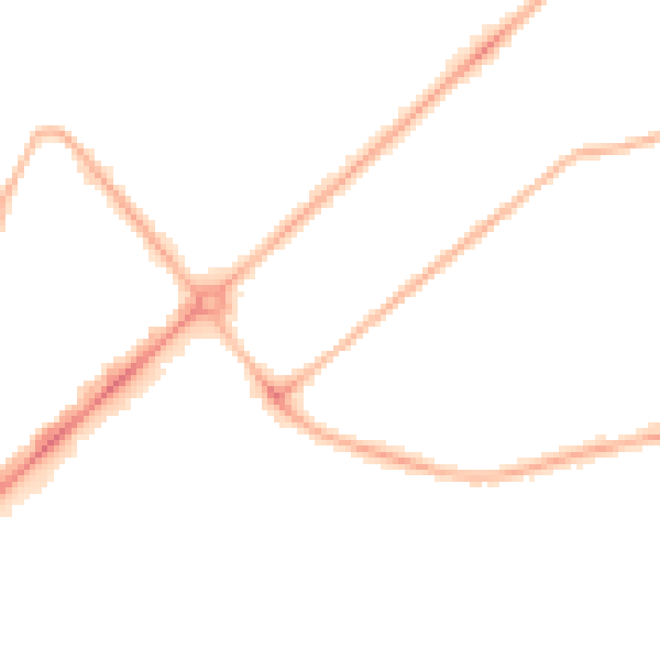 Night-time road noise heatmap for PR9 9HN