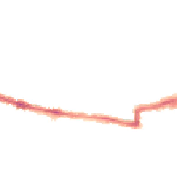 Night-time road noise heatmap for RG1 7PB