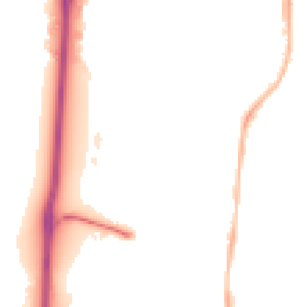 Night-time road noise heatmap for RG2 0AH